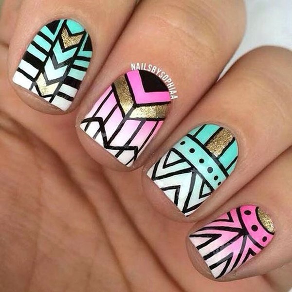 beautiful-tribal-nails-art-19