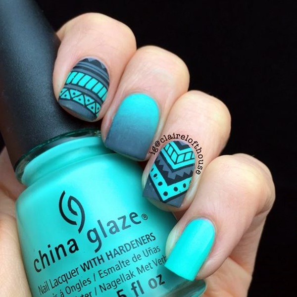 beautiful-tribal-nails-art-9