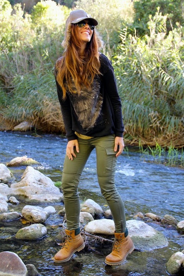 cargo pants winter outfit