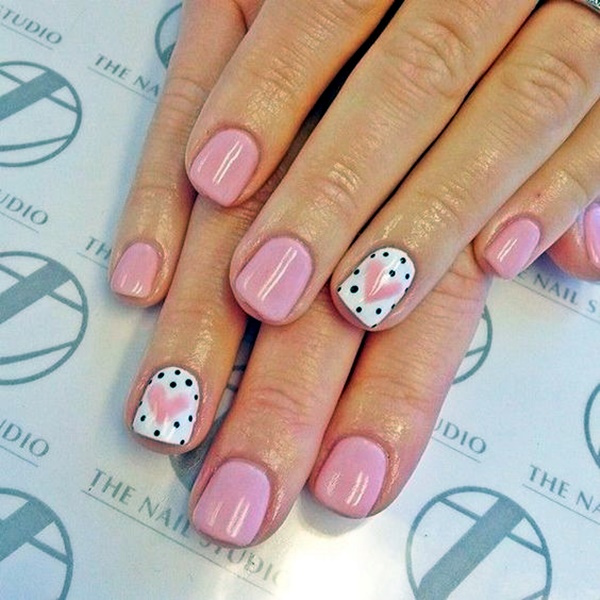 cute-pink-and-black-nails-designs-1