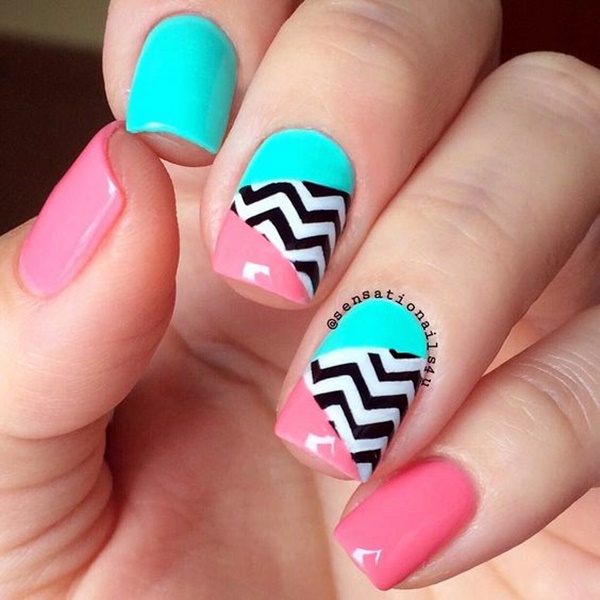 cute-pink-and-black-nails-designs-17