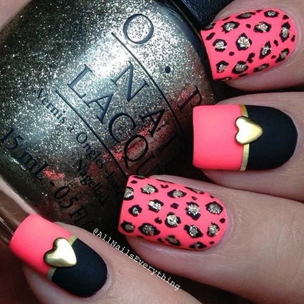 cute-pink-and-black-nails-designs-2