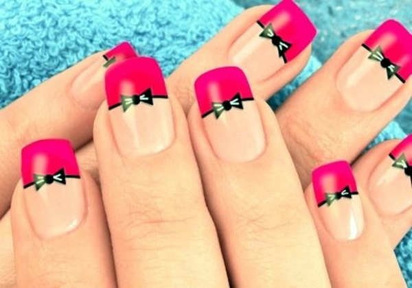 cute-pink-and-black-nails-designs-2