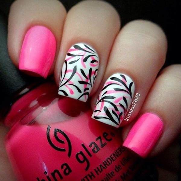 cute-pink-and-black-nails-designs-21