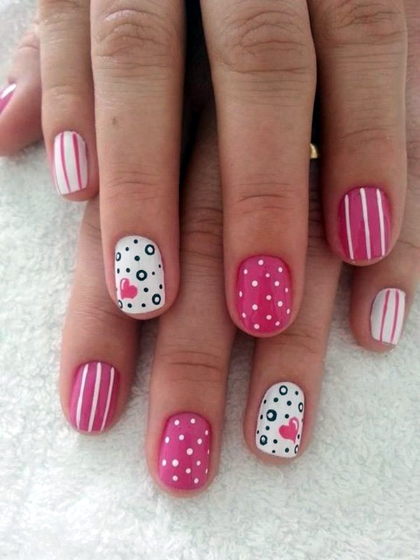 cute-pink-and-black-nails-designs-3