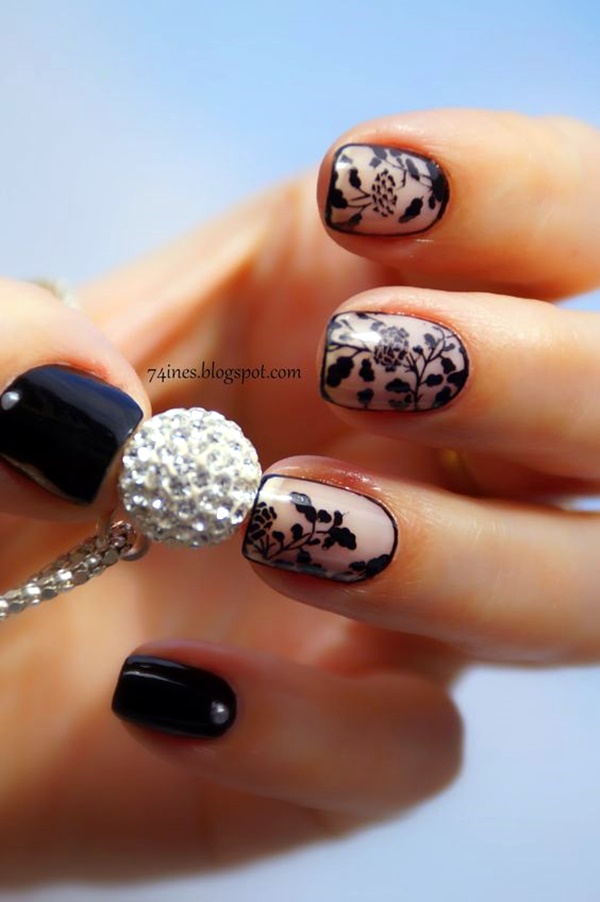 cute-pink-and-black-nails-designs-3