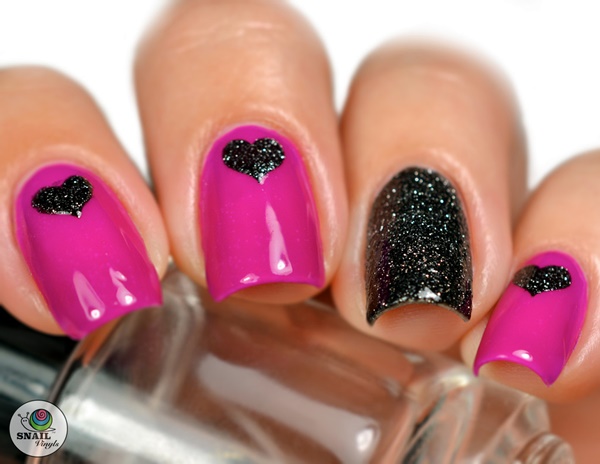 cute-pink-and-black-nails-designs-3