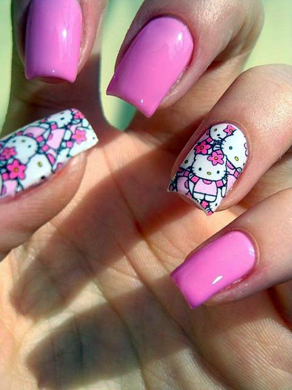 cute-pink-and-black-nails-designs-3