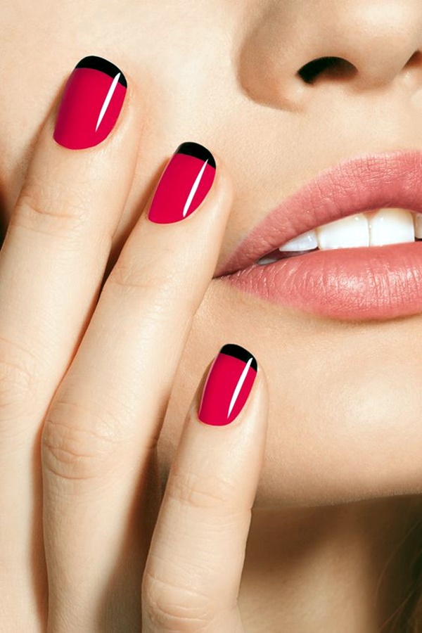 cute-pink-and-black-nails-designs-3
