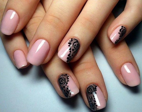 cute-pink-and-black-nails-designs-4