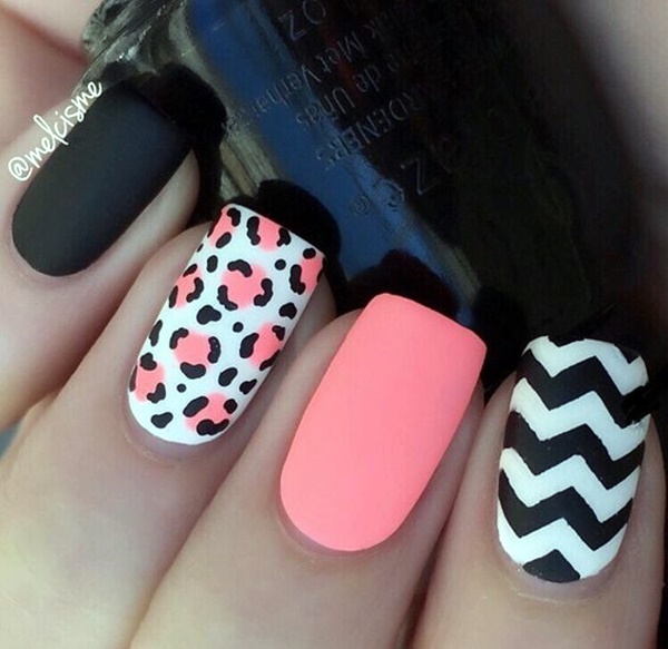 cute-pink-and-black-nails-designs-6