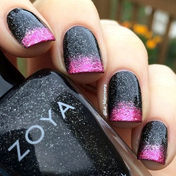 cute-pink-and-black-nails-designs-8