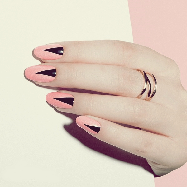 cute-pink-and-black-nails-designs-9