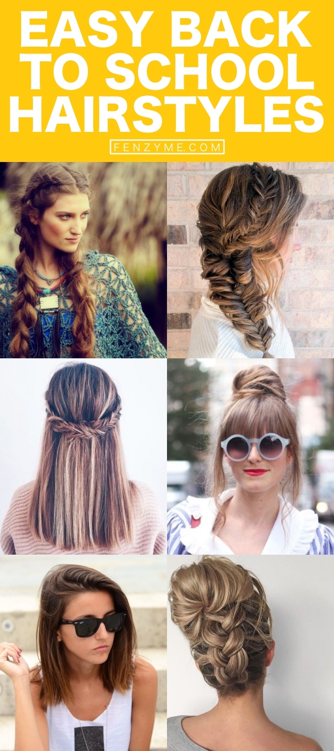 Easy Back to School Hairstyles