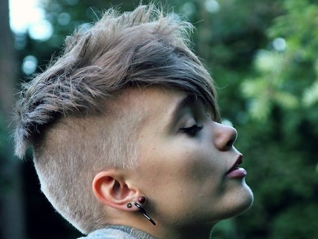 8. "Short Blonde Punk Hair with Undercut" by Hairstyle Hub - wide 5