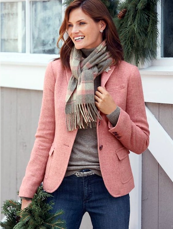 30 Chicish Ideas To Wear Tweed Jacket Outfits This Winter