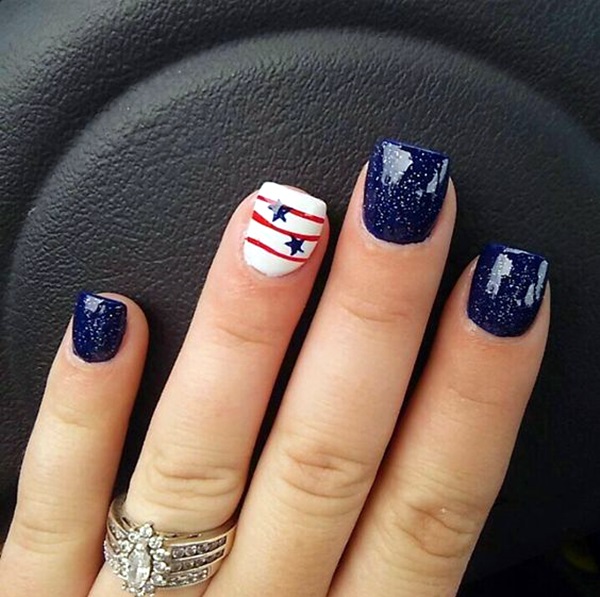 45 Patriotic Fourth of July Nails Designs
