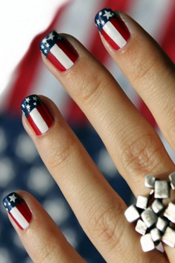 45 Patriotic Fourth of July Nails Designs
