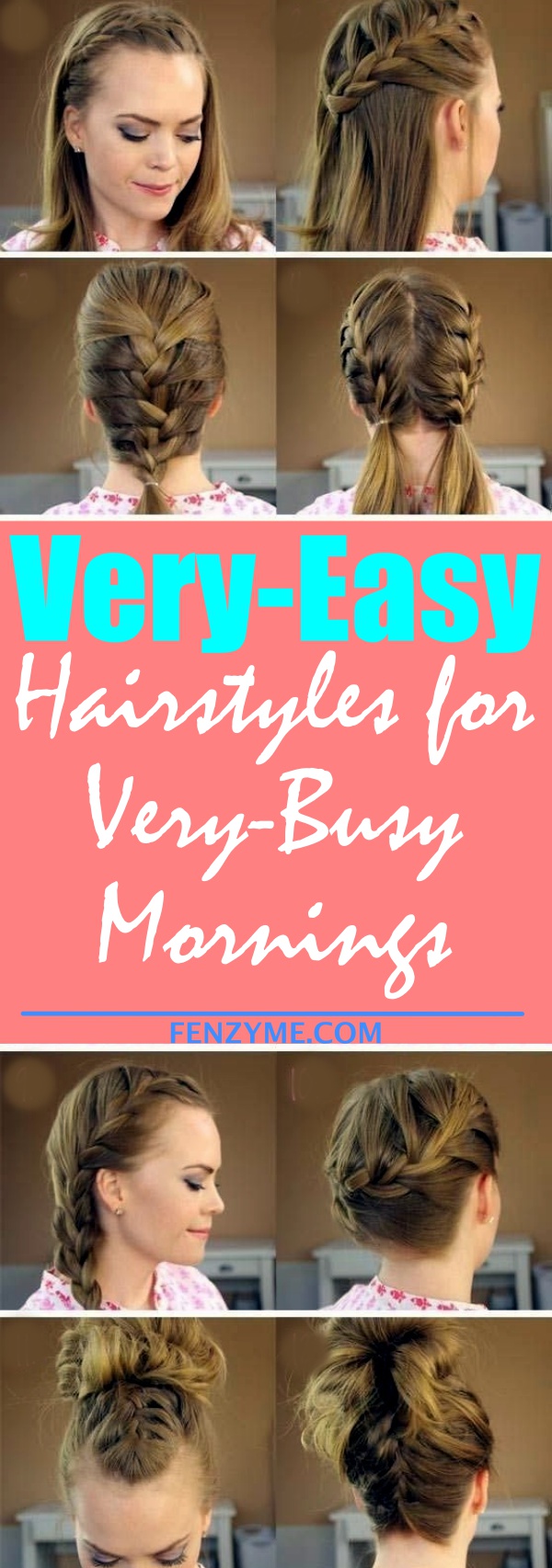 19 quick and easy hairstyles for busy girls! Million Pictures Diy