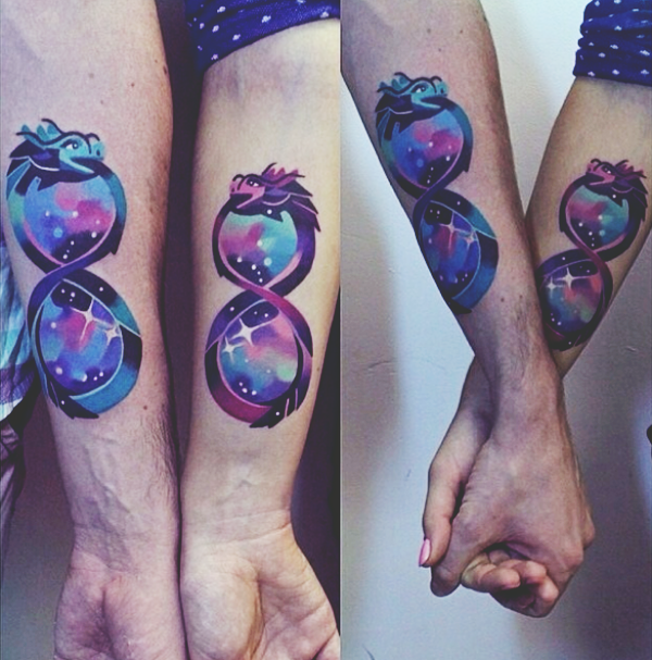 Beautiful Ouroboros Tattoo Ideas with Meanings8