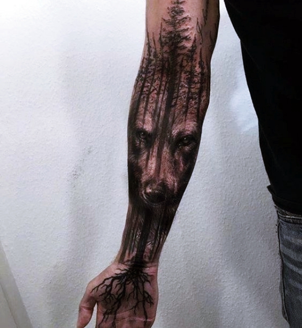 Wolf Tattoo Designs For Men3