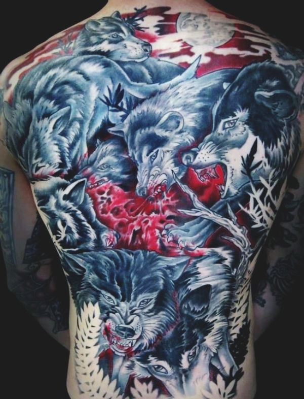 Wolf Tattoo Designs For Men9
