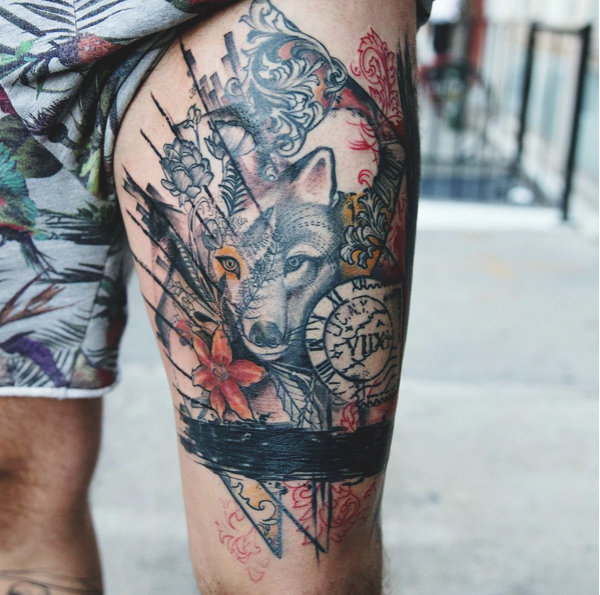 Wolf Tattoo Designs For Men10
