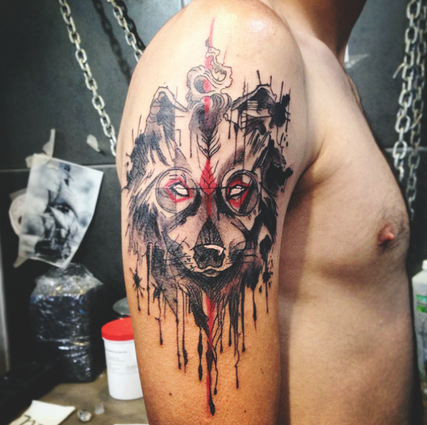Wolf Tattoo Designs For Men17