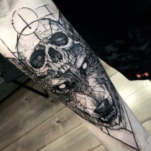 Wolf Tattoo Designs For Men25
