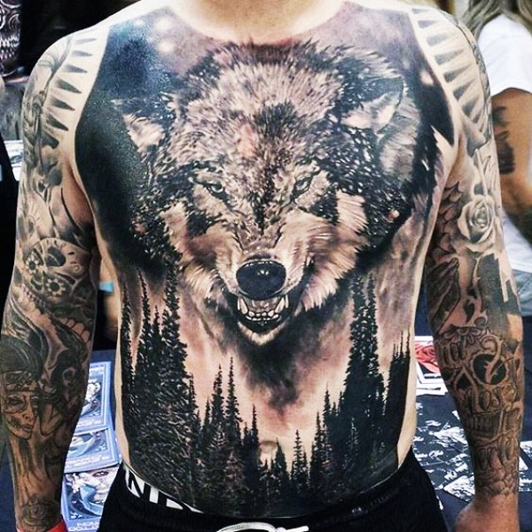 Wolf Tattoo Designs For Men28