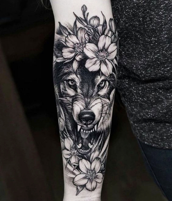 Wolf Tattoo Designs For Men45