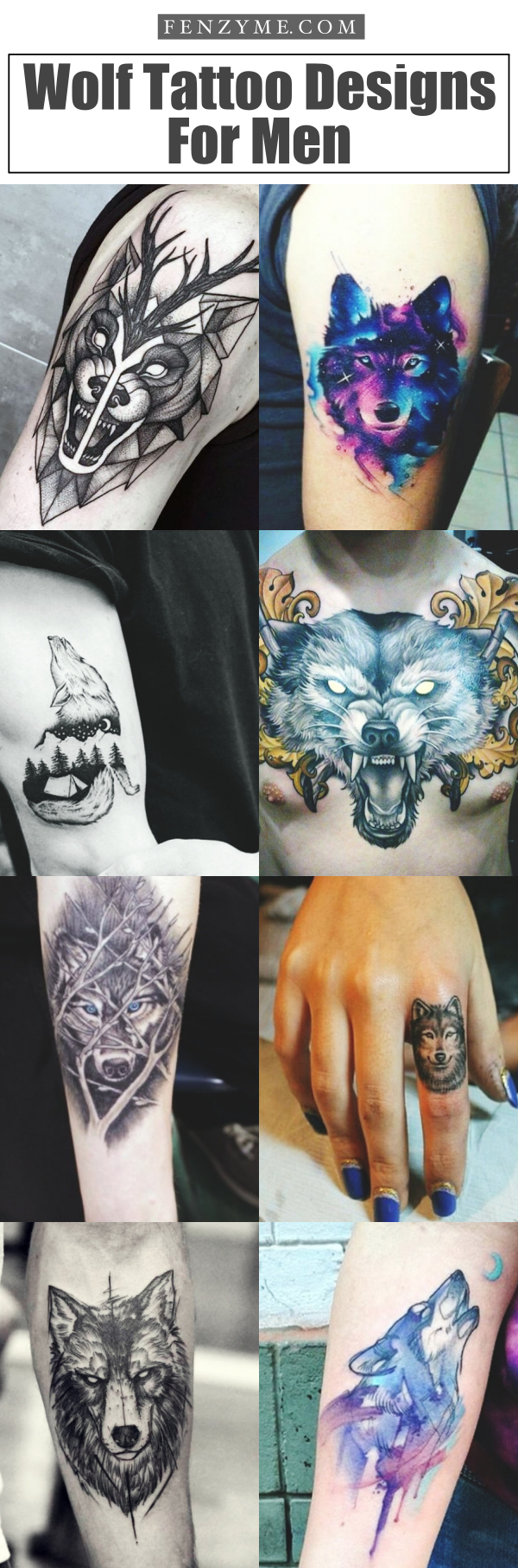 Wolf Tattoo Designs For Men1