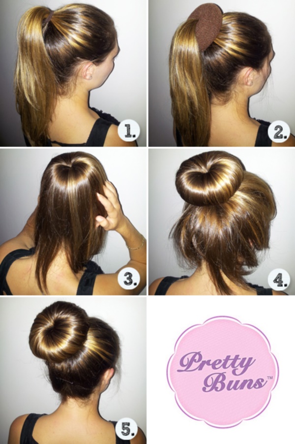 How-to-make-a-sock-Bun-Step-by-Step-Tutorials