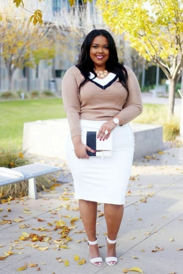45 Catchy Work Outfit Ideas for Plus Size Women