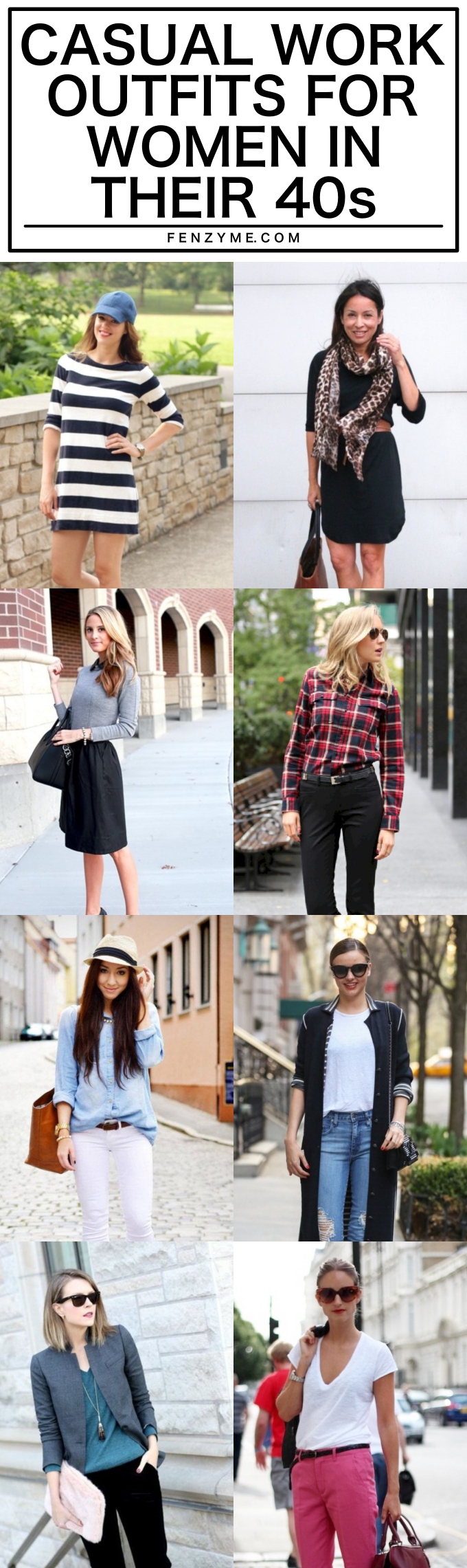 CASUAL WORK OUTFITS FOR WOMEN IN THEIR 40S