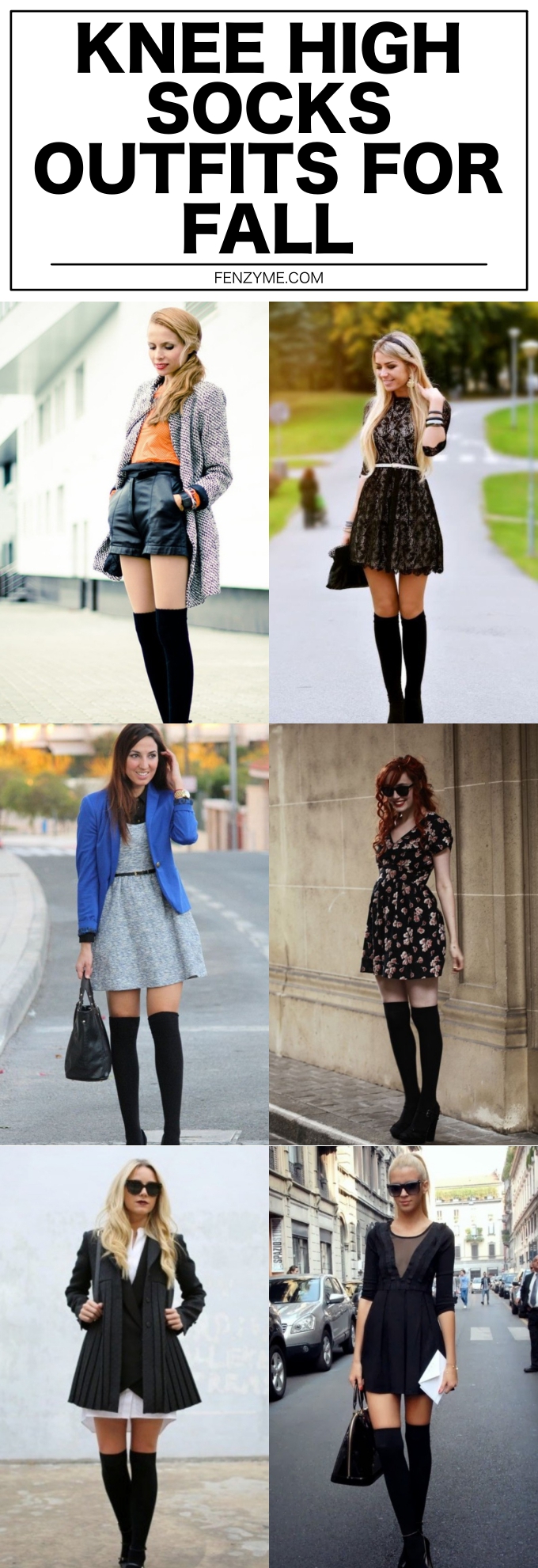 KNEE HIGH SOCKS OUTFITS