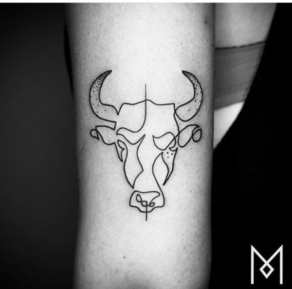 40 Taurus Zodiac Sign Tattoo Designs with Meanings