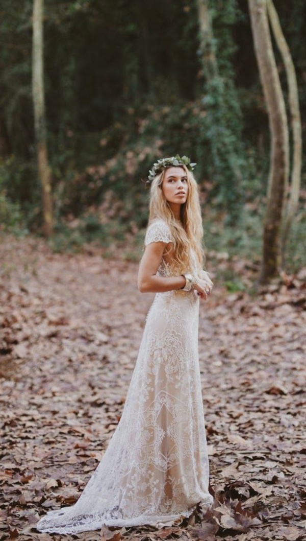 30 Romantic Bohemian Wedding Dresses for your Big Day