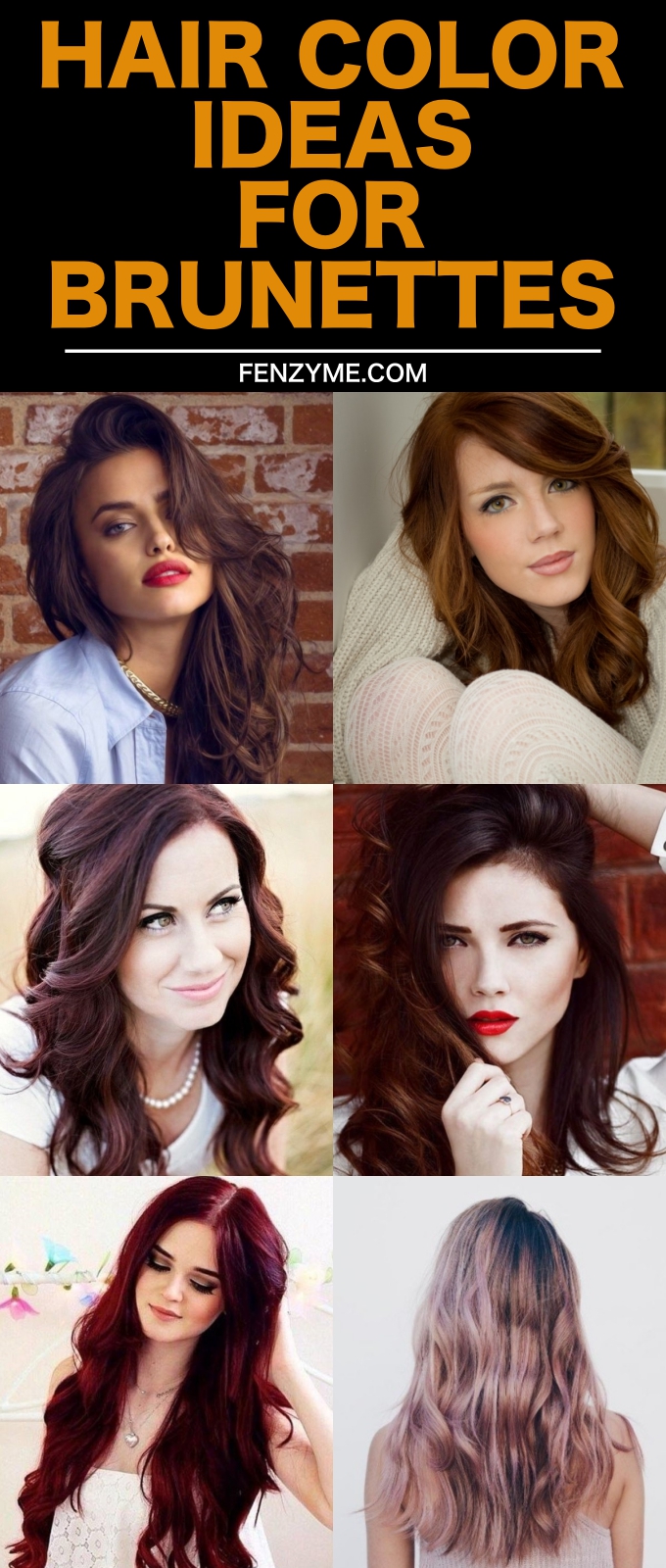 Hair Color Ideas for Brunettes