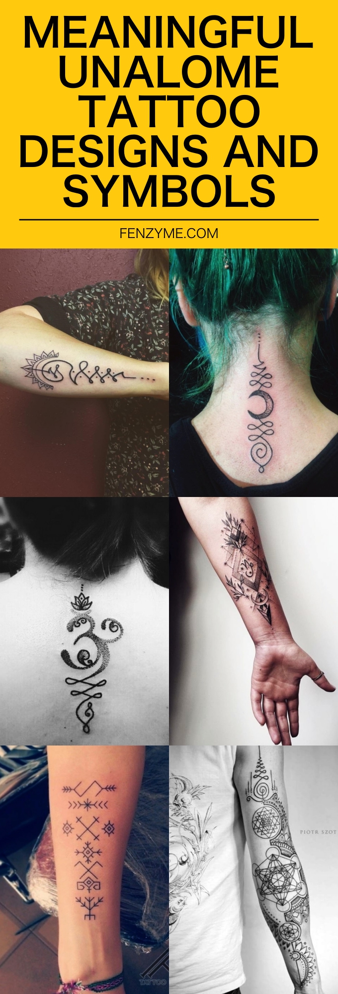 Meaningful Unalome Tattoo Designs and Symbols