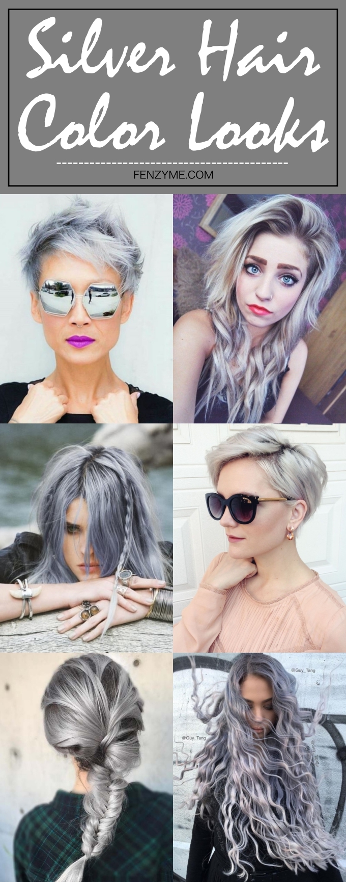 Silver Hair Color Looks