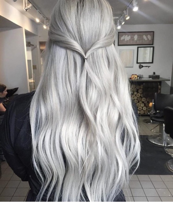 25 Awesome Silver Hair Color Looks To Try In 2018