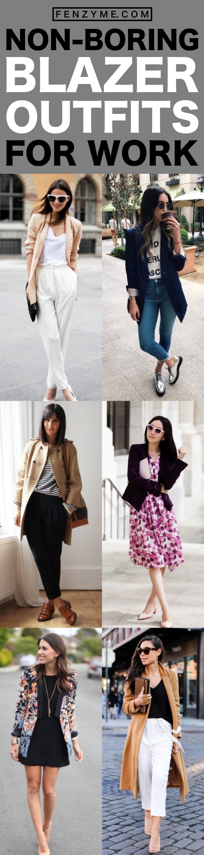 Non-Boring Blazer Outfits for Work