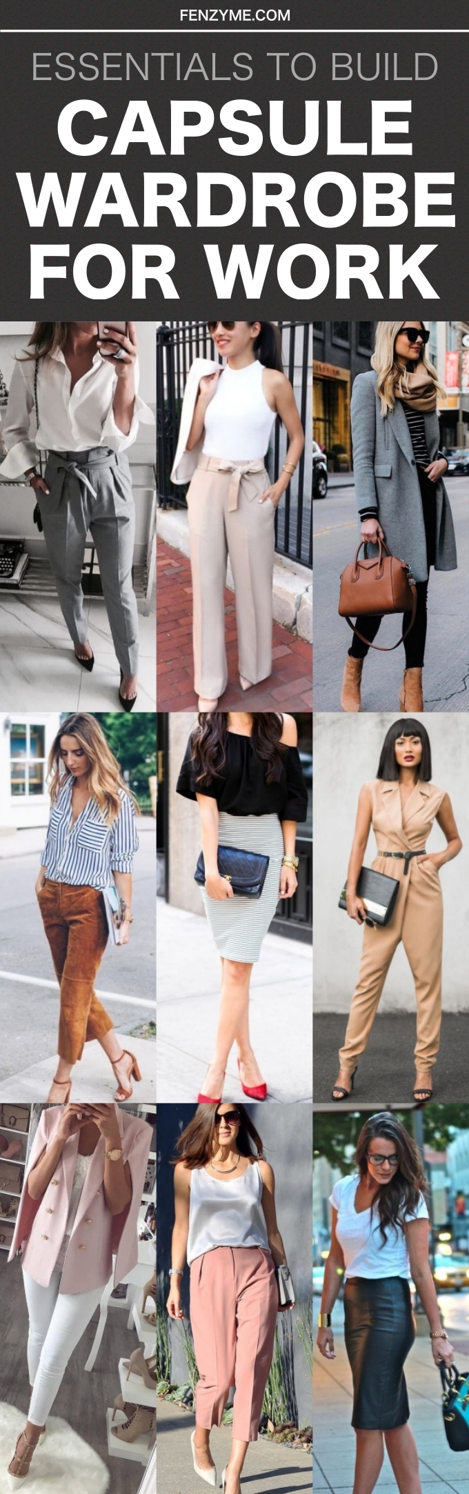 Essentials to Build Capsule Wardrobe for Work