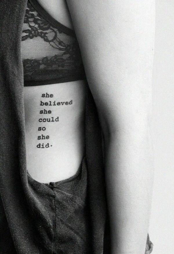 Small but Motivational Quote Tattoos