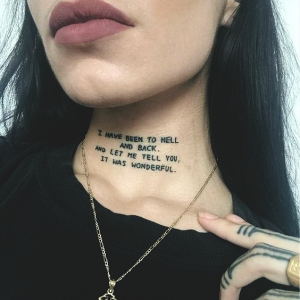 Small but Motivational Quote Tattoos