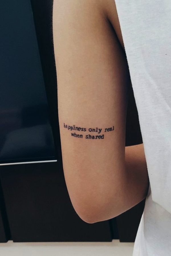 Small but Motivational Quote Tattoos