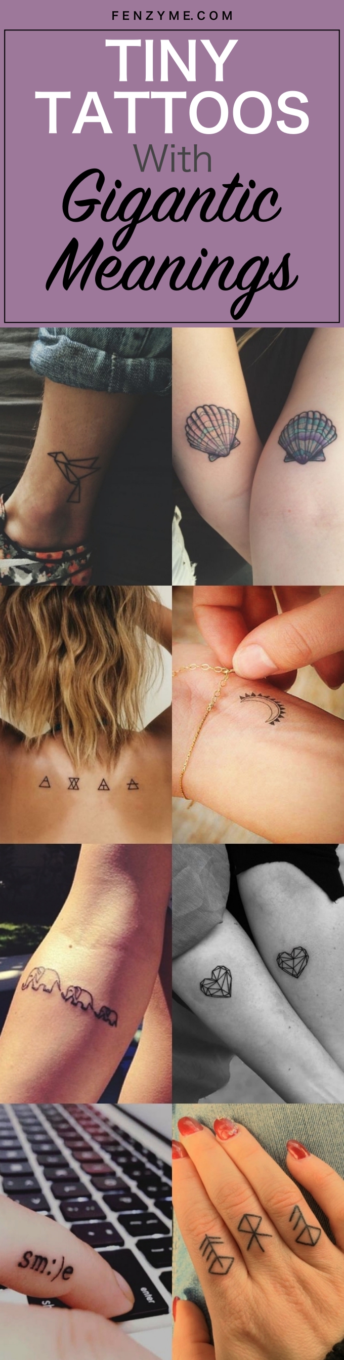 Tiny Tattoos with Gigantic Meanings