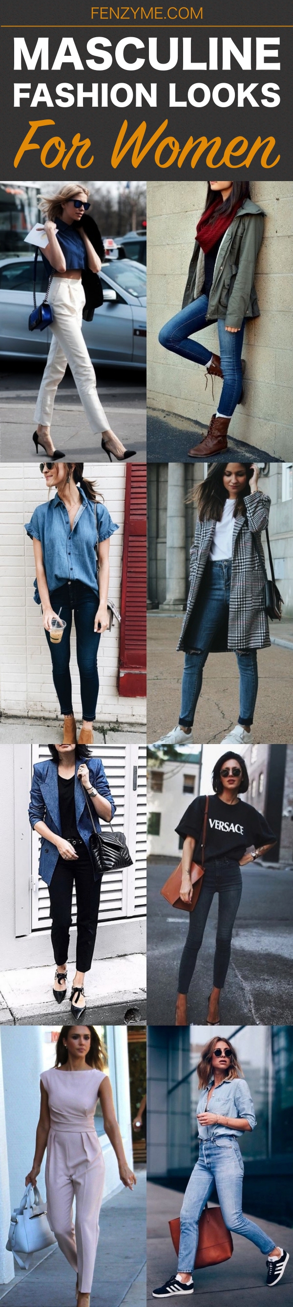 Masculine Fashion Looks for Women