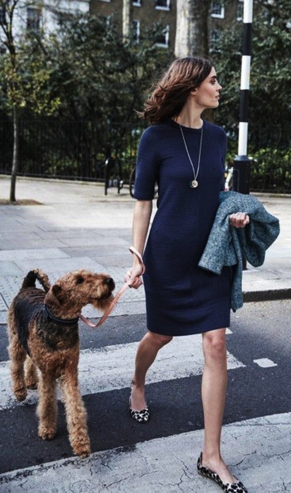 Casual Work Outfits with Flats